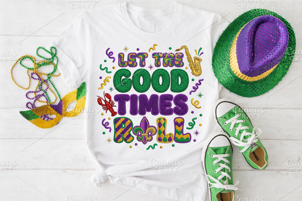 Preppy Mardi Gras PNG, an Illustration by Canvas Craft (Photo 6 of 6)