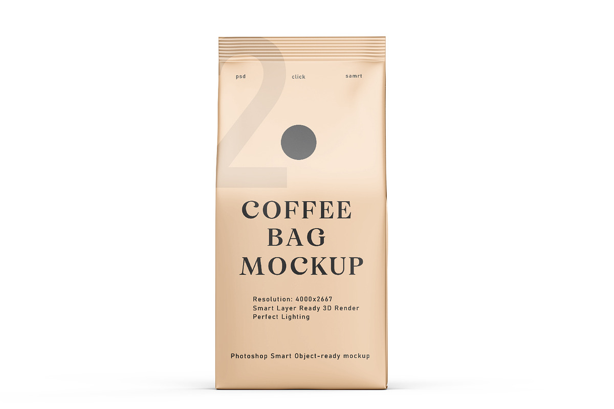 Coffee Bag Mockups, a Packaging Mockup by pixelmock (Photo 9 of 14)
