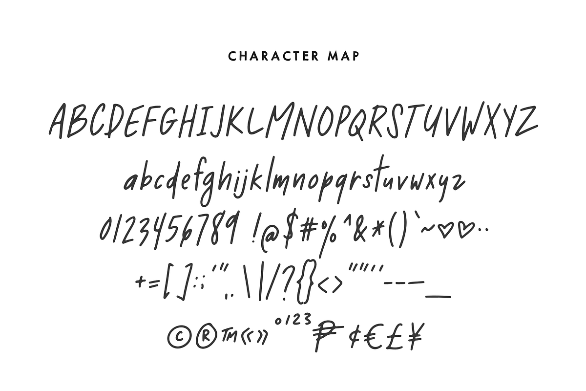 Diary — a Handwritten Font preview 2