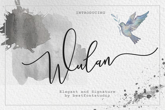 Wulan Script 4 Style preview 8