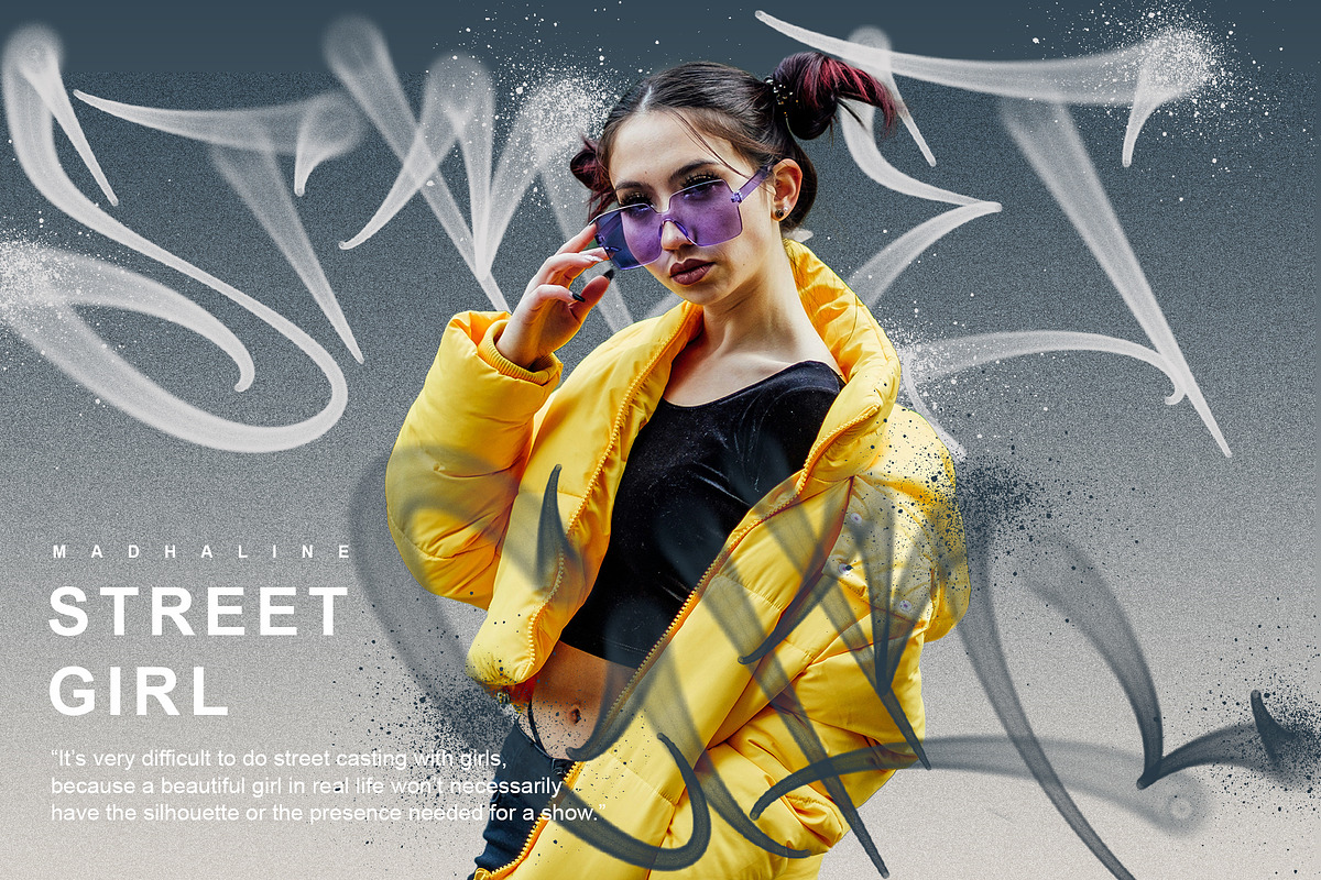 More | Graffiti Spray Paint SVG Font, a Blackletter Font by Madhaline Studio (Photo 4 of 13)