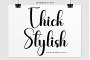 Thick Stylish, a Handwritten Font by InermediaSTUDIO (Thumbnail 1 of 8)