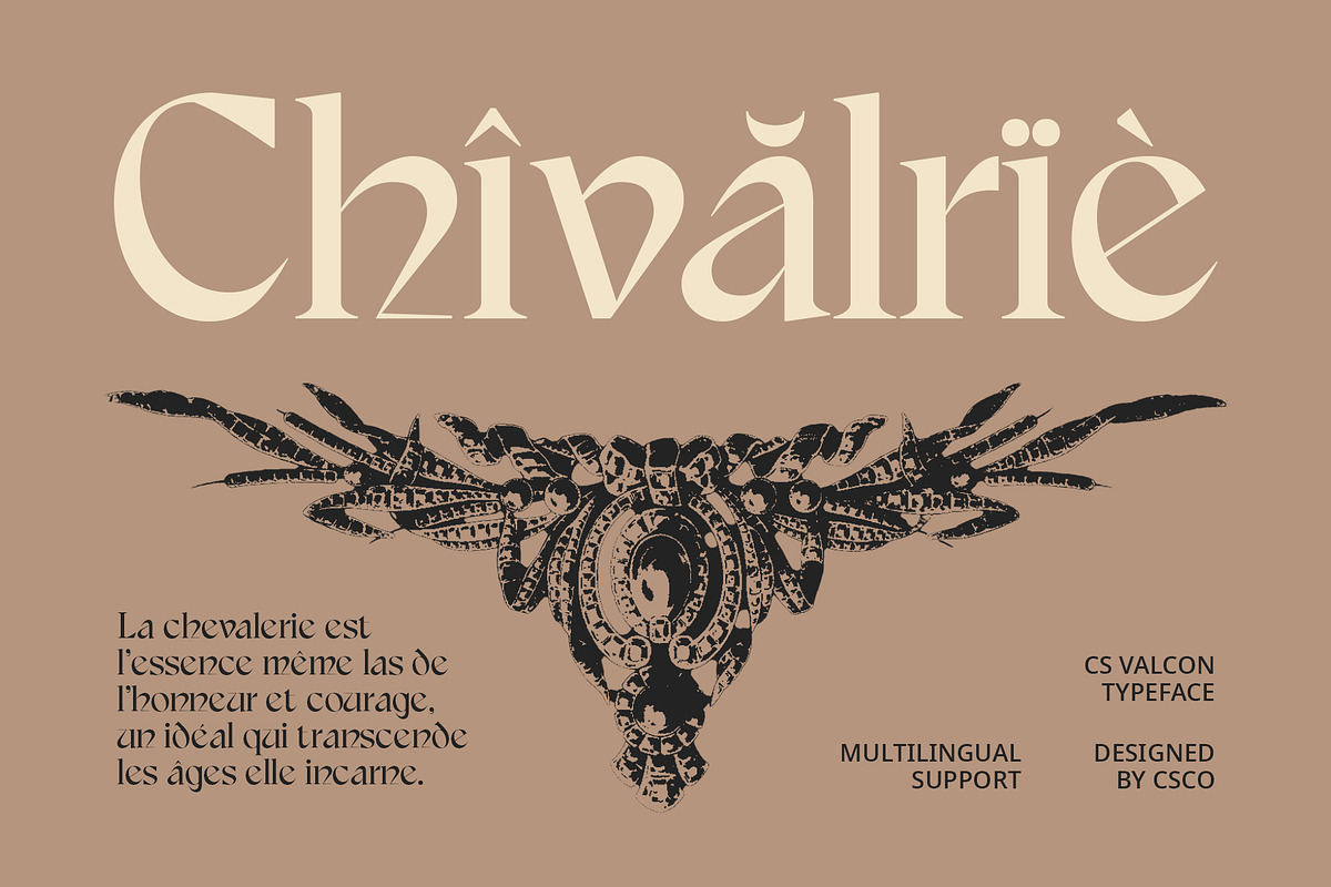 CS Valcon – Uncial Font, a Serif Font by Craft Supply Co. (Photo 4 of 8)