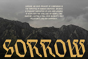 CS Noisy – Blackletter Font, a Blackletter Font by Craft Supply Co. (Thumbnail 2 of 8)