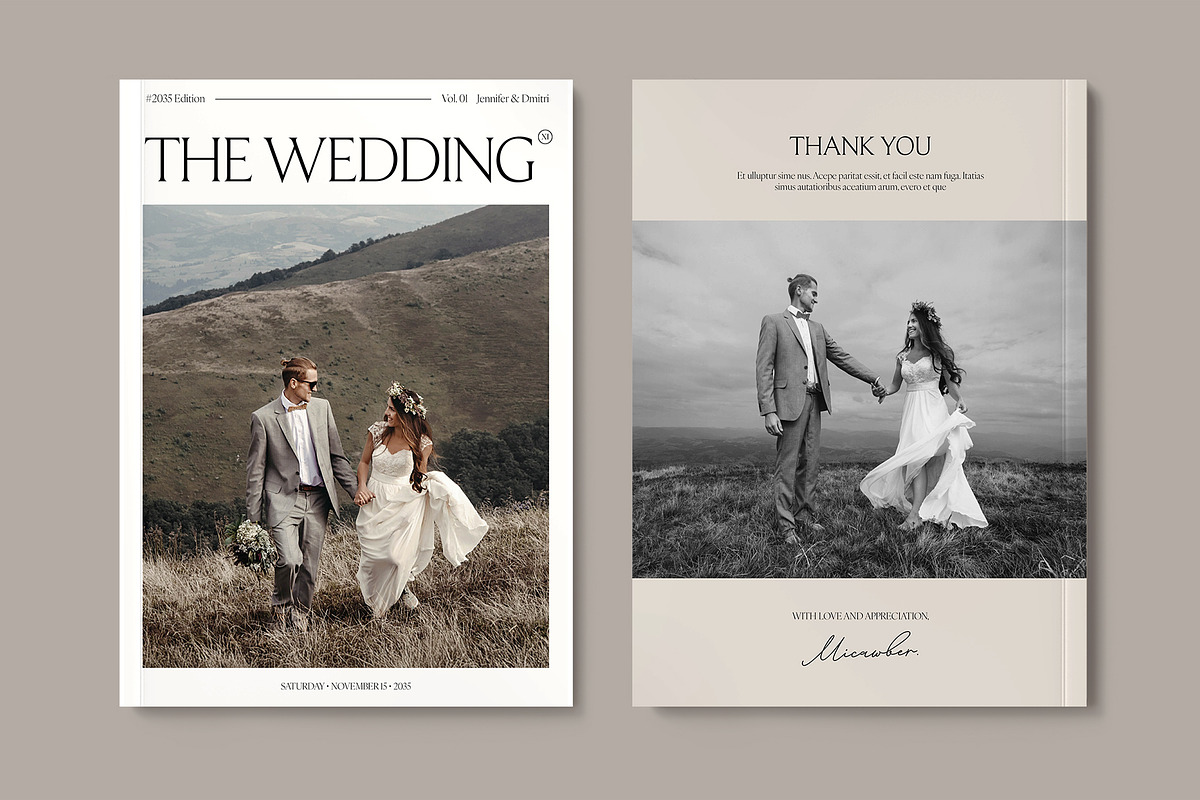 Wedding Magazine Template, a Brochure Template by BrandPacks (Photo 4 of 5)