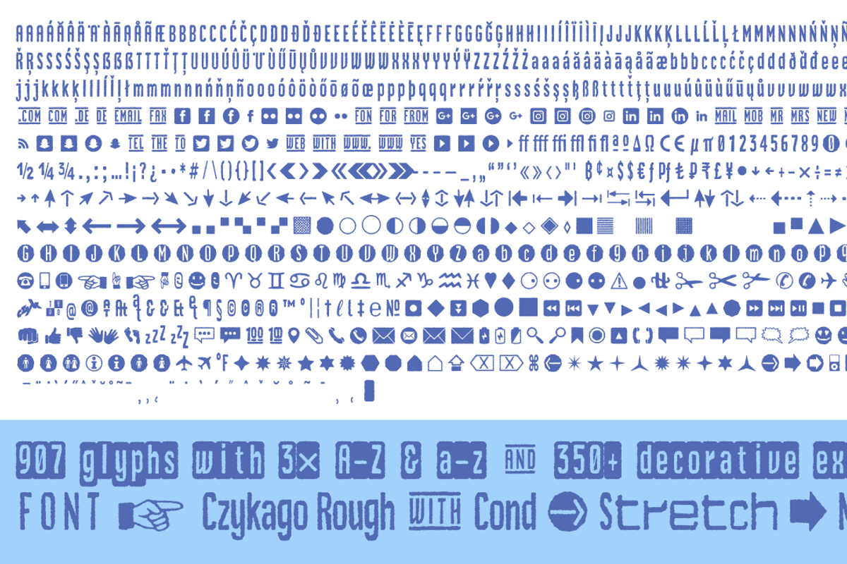 FONT | Czykago Rough, a Sans Serif Font by Typo Graphic Design (Photo 1 of 5)