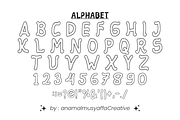 Dancing Letters-Playful Outline Font, a Handwritten Font by KiddoGlyphs Studio (Thumbnail 4 of 4)