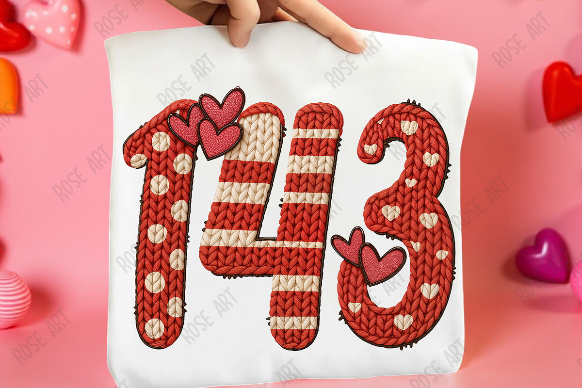 Yarn Crochet Valentine Day143 Png, a Seasonal Illustration by Rose Art (Photo 2 of 5)