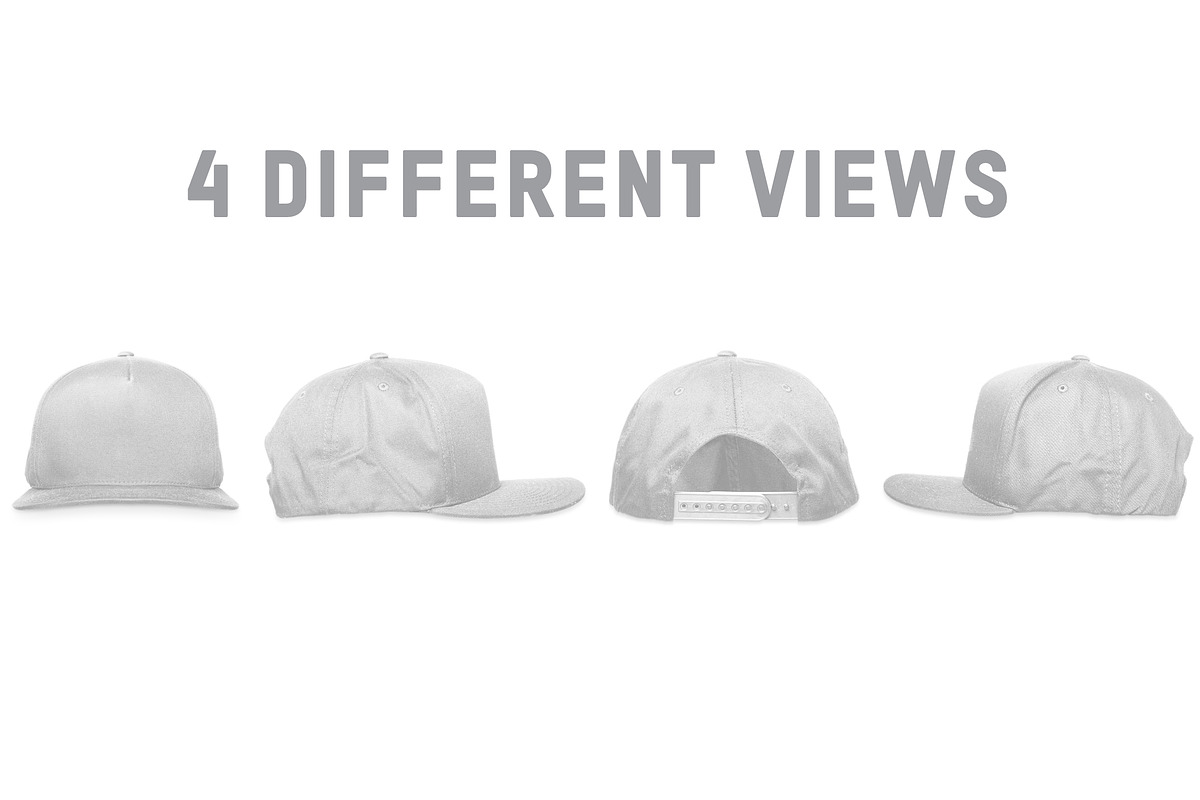 Yupoong 6007 Classic Fitted Cap, a Hat Mockup by Pixel Sauce™ (Photo 5 of 5)