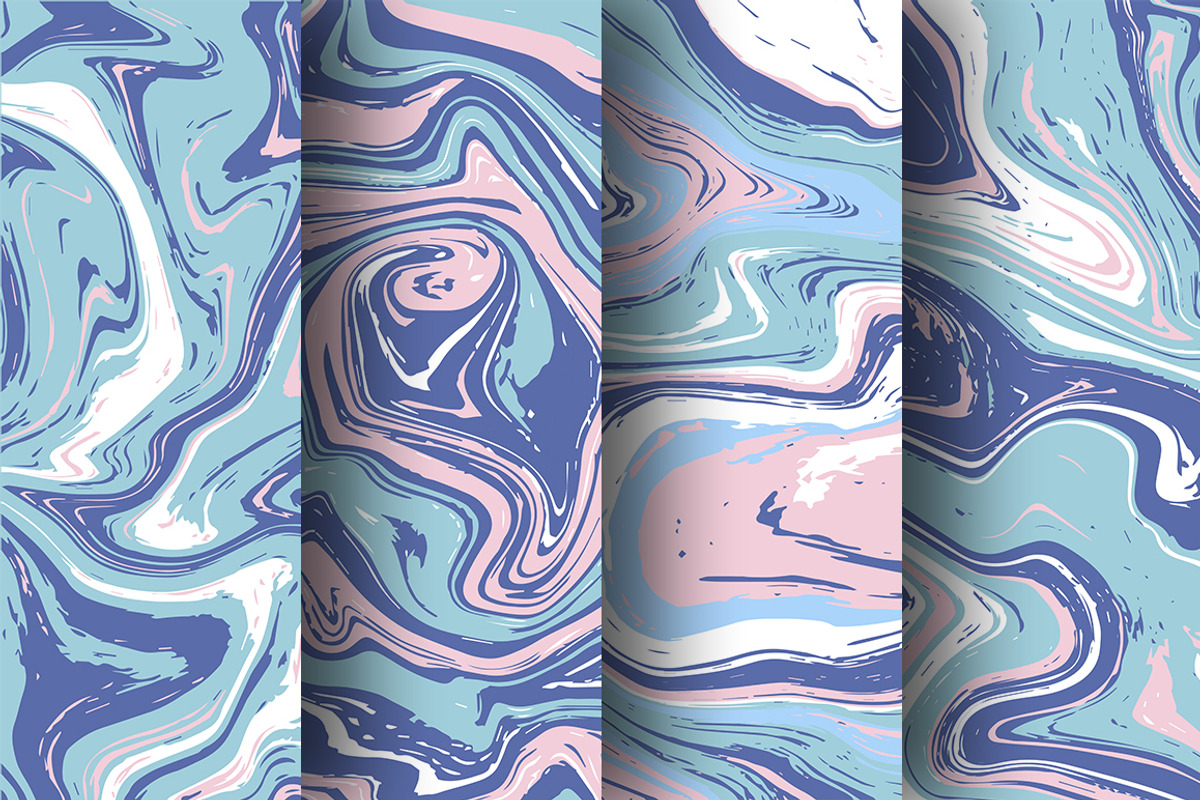 Vector Vivid Marble Patterns, a Pattern Graphic by Iryna Denysova (Photo 4 of 9)