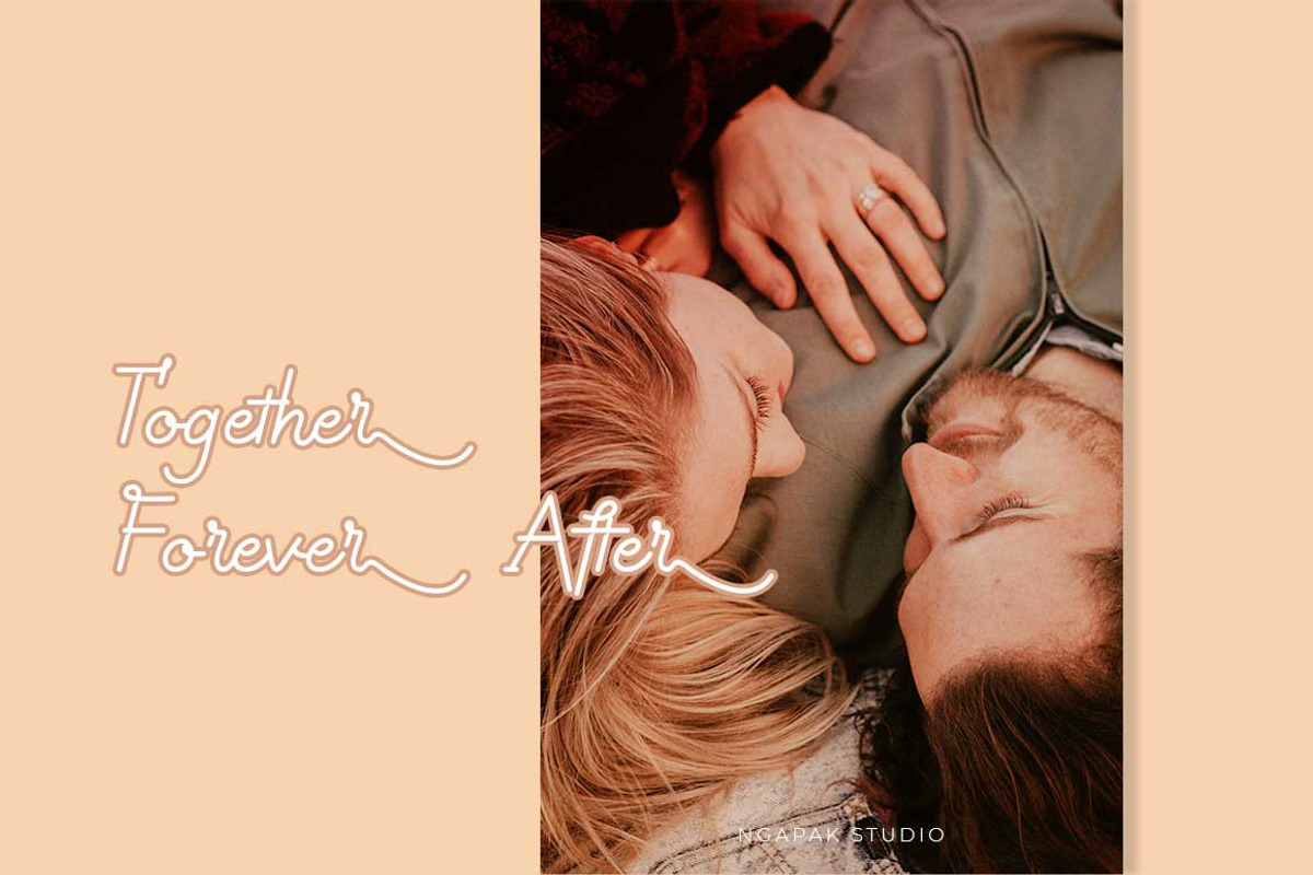 Affriel | Simple Elegant Font, a Script Font by Ngapak Studio (Photo 3 of 9)