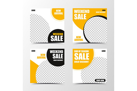 Circular shaped social media post, a Brochure Template by TotallypicRF