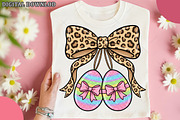 Preppy Easter Egg Png, Leopard Bow, an Illustration by OK Design (Thumbnail 5 of 6)