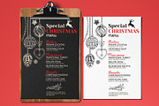 Christmas Dinner Restaurant Menu, a Brochure Template by BarcelonaShop (Thumbnail 3 of 5)