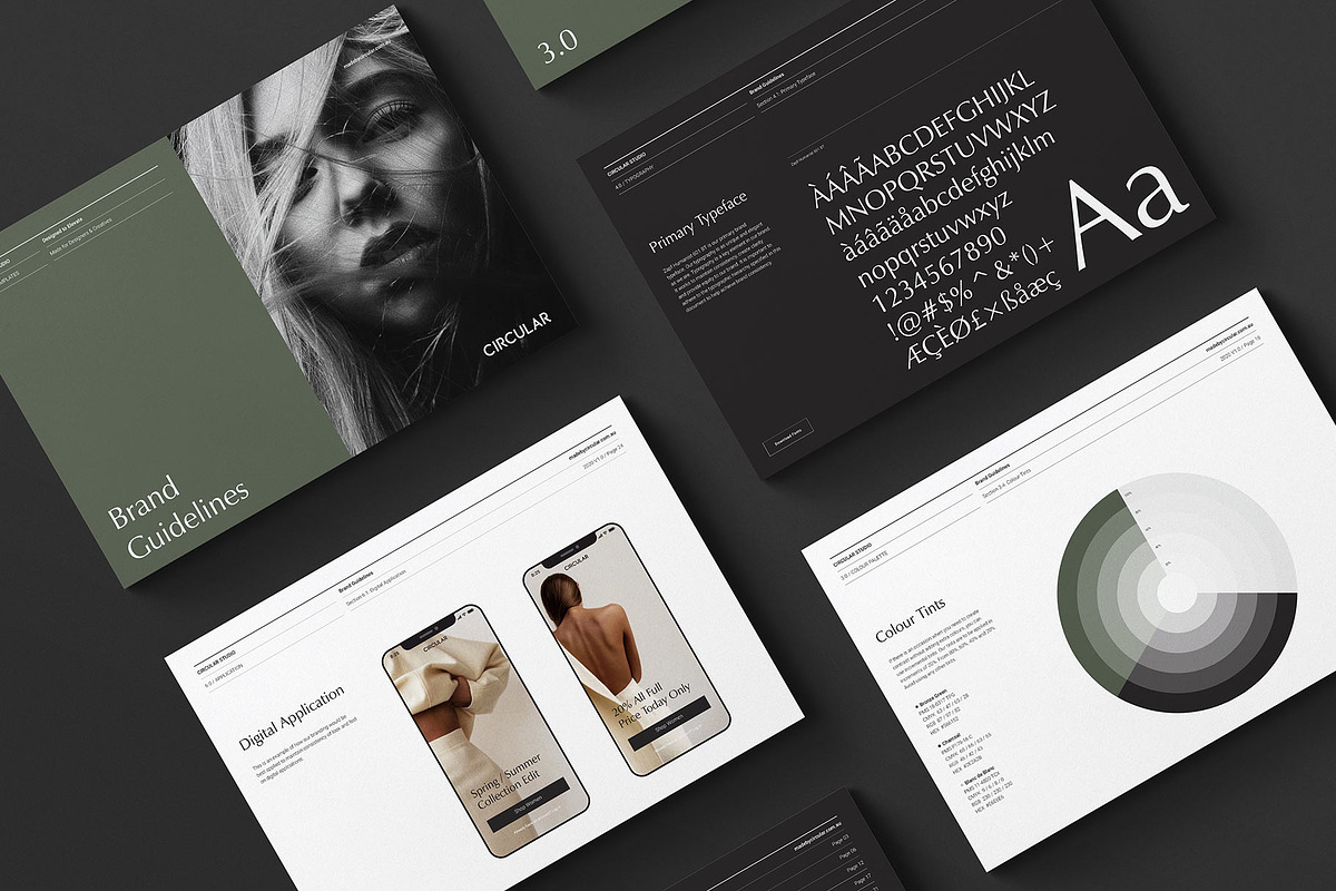 ODESSA / Brand Guidelines, a Presentation Template by Circular (Photo 3 of 20)