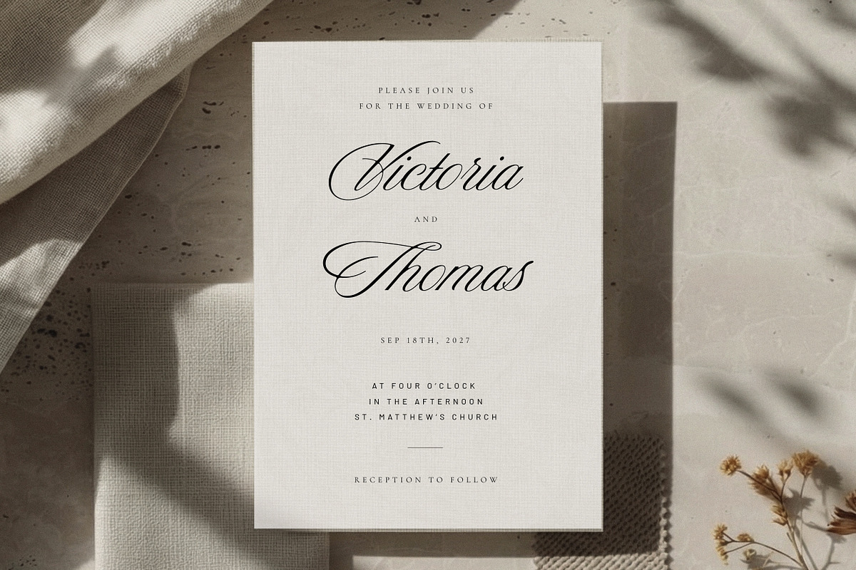 Reserve - Luxury Script Font, a Script Font by Davide Bassu (Photo 2 of 12)