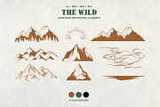 Hiking & Camping Vector Clipart Set, an Object Illustration by VerAna (Thumbnail 3 of 13)