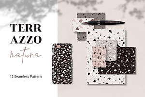 TERRAZZO Natura Seamless Pattern