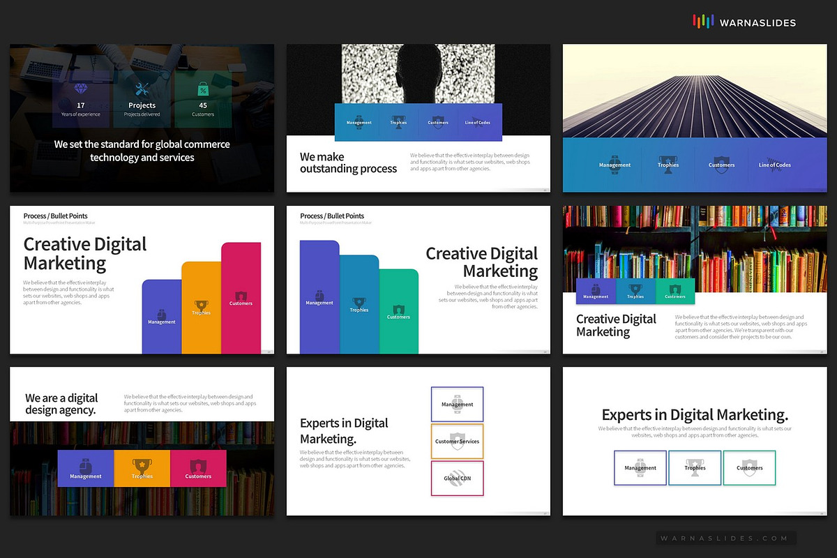 3 Bullet Points PowerPoint Templates, a Presentation Template by Warna Works (Photo 7 of 24)