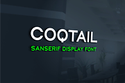 Coqtail font, a Sans Serif Font by brahamb_design (Thumbnail 3 of 5)