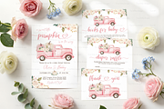 Spring Floral Stationery Card Mockup, a Product Mockup by TatiMockup (Thumbnail 3 of 4)