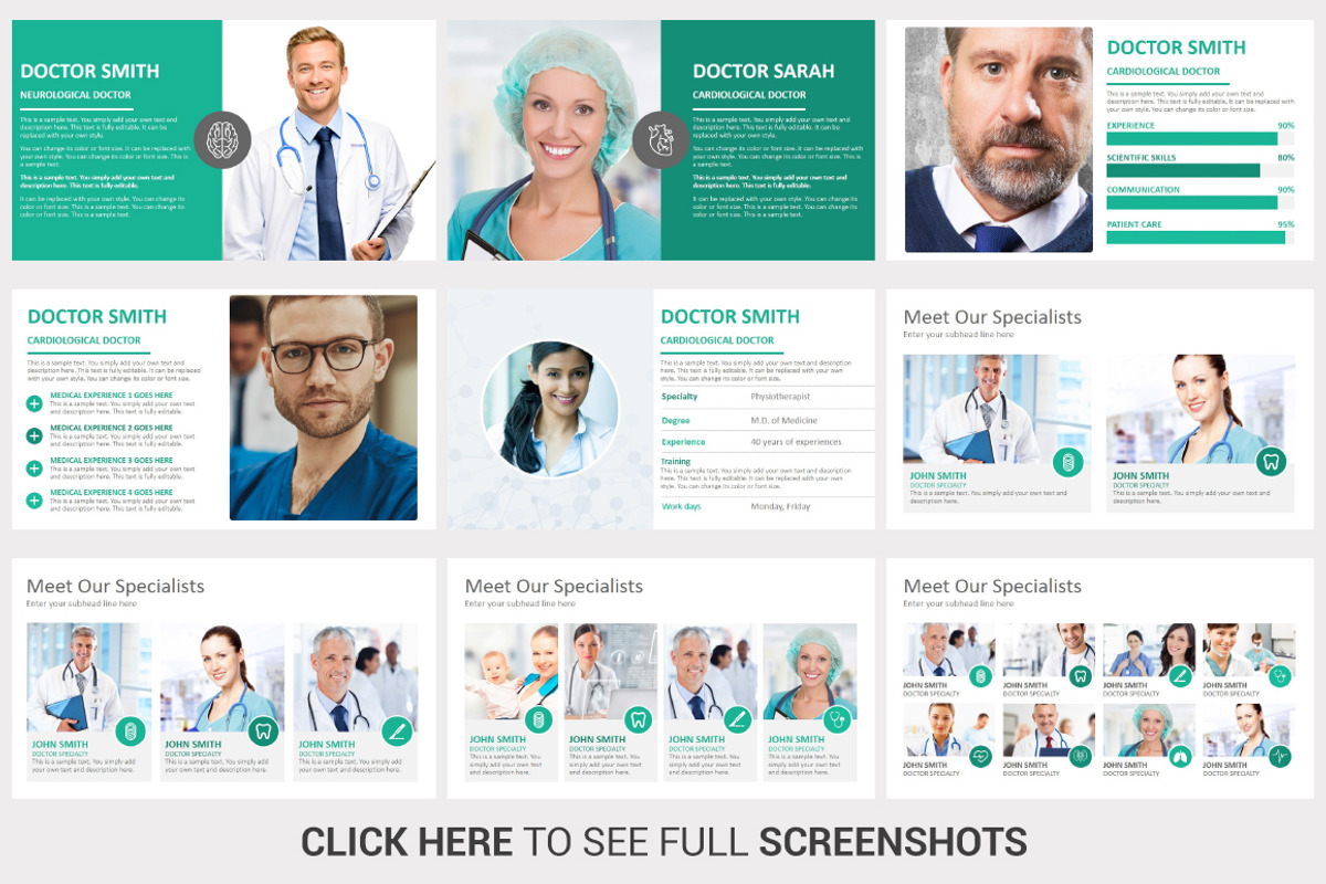 Medical PowerPoint Template, a Presentation Template by SlideSalad (Photo 8 of 9)