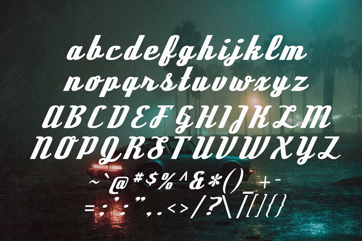 Monarch Drive Script, a Script Font by HipFonts (Photo 2 of 7)