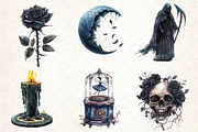 Dark Halloween Sublimation Clipart, an Illustration by Dream Creation (Thumbnail 4 of 6)