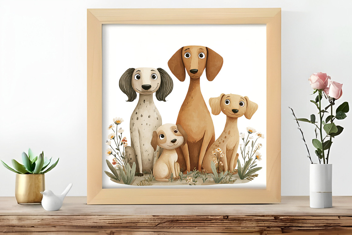 Family Farm animals baby collection, an Illustration by DreamCafeArt (Photo 6 of 8)