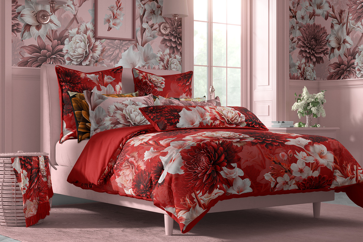 Scarlet Seamless Pattern Design, a Pattern Graphic by Fabrivo (Photo 6 of 10)