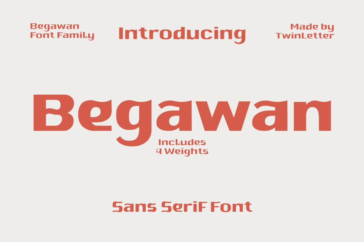Begawan, a Sans Serif Font by twinstd (Photo 1 of 11)