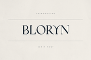 Bloryn — Elegant Serif Font, a Serif Font by Only Fonts (Thumbnail 1 of 11)