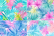 Tropical Leaves Pattern, a Pattern Graphic by Paper & Pattern Studio (Thumbnail 6 of 8)