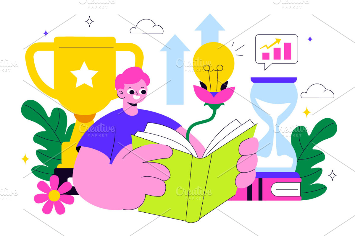 10 Personal Growth Illustration, a Person Illustration by denayunebgt (Photo 4 of 4)