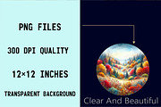 Fall Autumn Stained Glass Clipart Bu, an Illustration by SVGArt (Thumbnail 6 of 8)