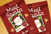 Meet Santa Event Flyer, a Flyer Template by Gumico Studio. (Thumbnail 3 of 3)