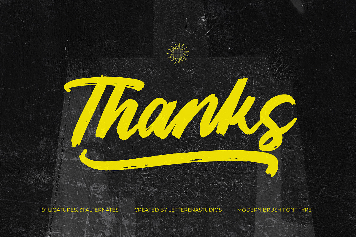 Highlag Theflora Modern Brush Font, a Script Font by Letterena Studios Script (Photo 15 of 15)