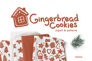 Gingerbread cookies, a Pattern Graphic by Baranovska (Thumbnail 1 of 6)