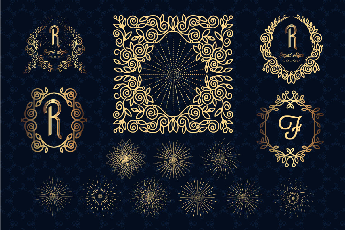 Line frame elements, an Object Graphic by Vikpit (Photo 2 of 7)