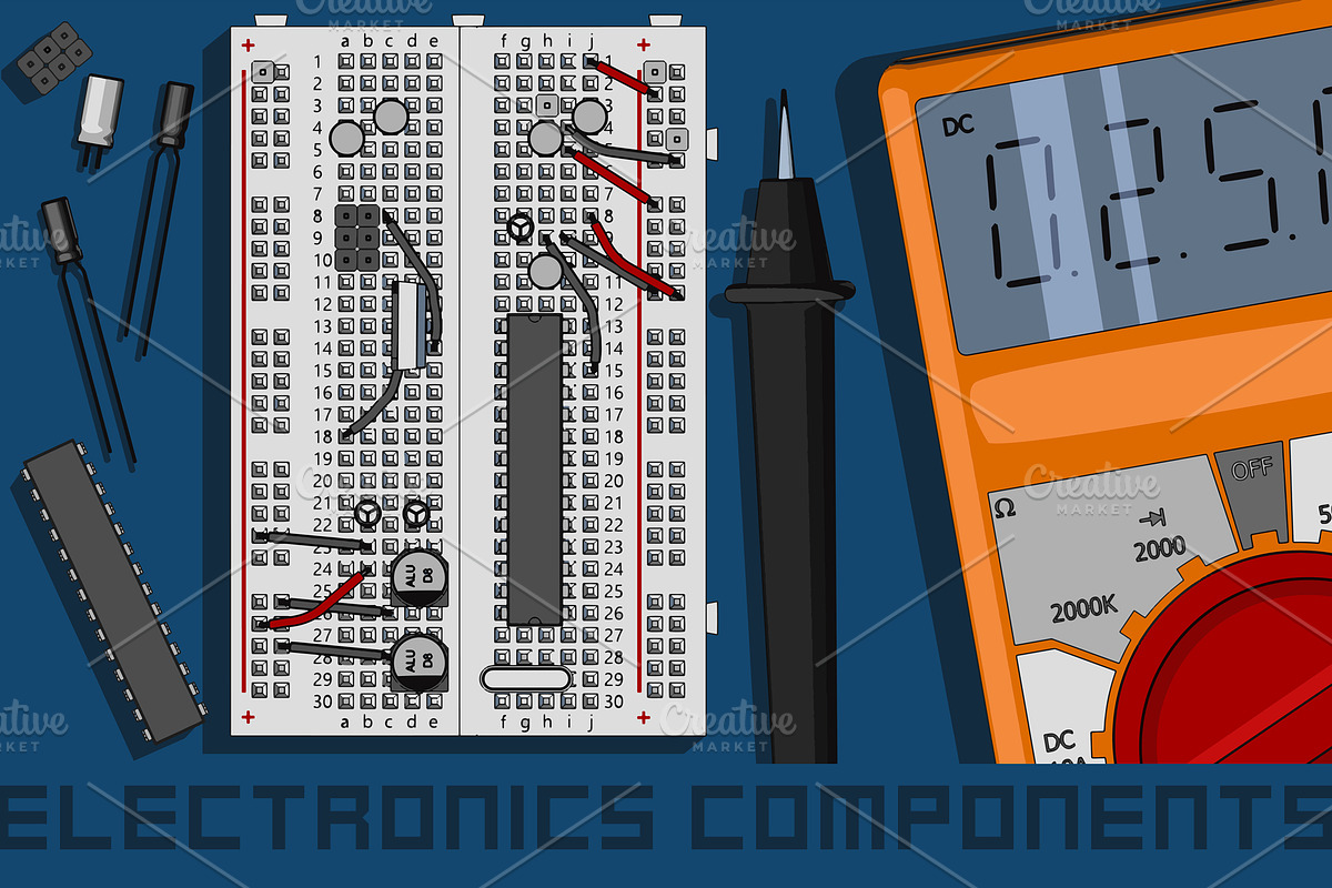 Electronics Illustrations Set, an Education Illustration by Blacklight (Photo 2 of 10)