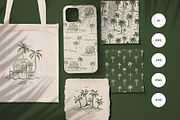 Palm Tree Set: Graphics & Patterns, a Pattern Graphic by Dedraw Studio (Thumbnail 1 of 12)