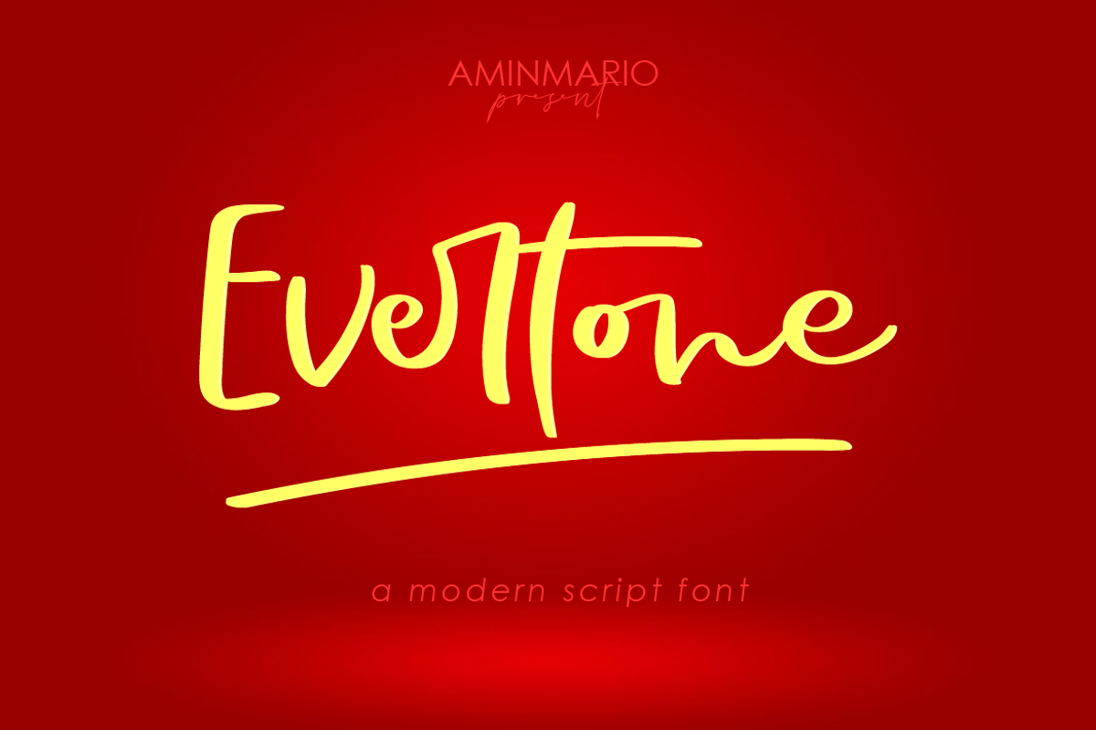 Best Handwritten Bundle 20 Fonts, a Script Font by AMINMARIO (Photo 8 of 20)