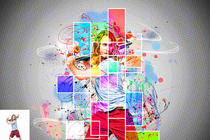 Collage Poster Art Photoshop Action