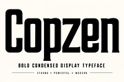 COPZEN — Bold Condensed Display Font, a Script Font by Wow Magic (Thumbnail 1 of 5)