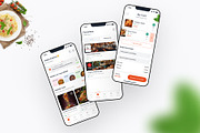 LuxeBite Food Delivery Mobile App UI, an UI Kit Template by DesignBox (Thumbnail 2 of 7)