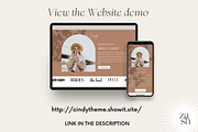 Cindy - Boho Showit Website Template, a Wix Template by Studio Zash (Thumbnail 3 of 10)