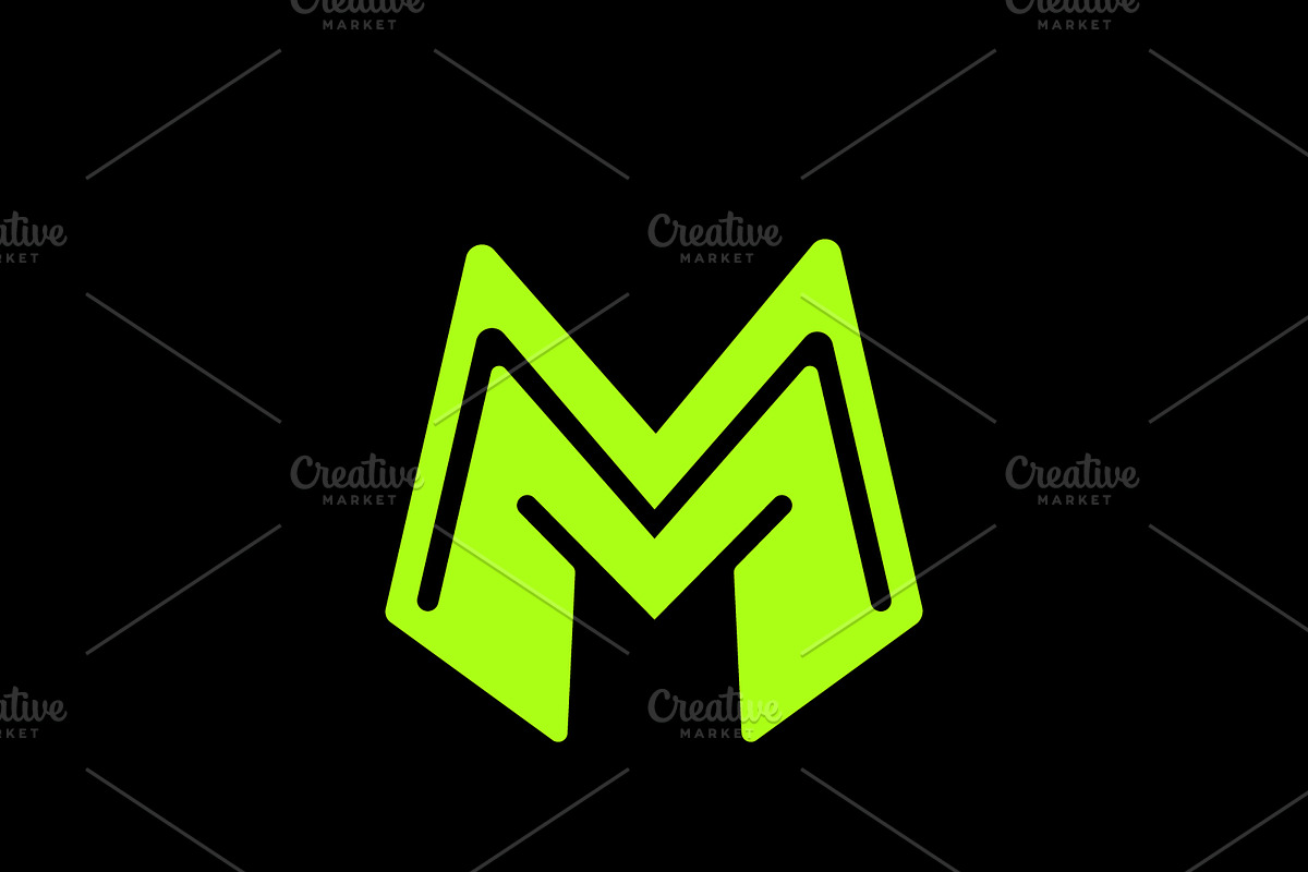 M logo icon design modern simple., a Branding & Logo Template by Design Store