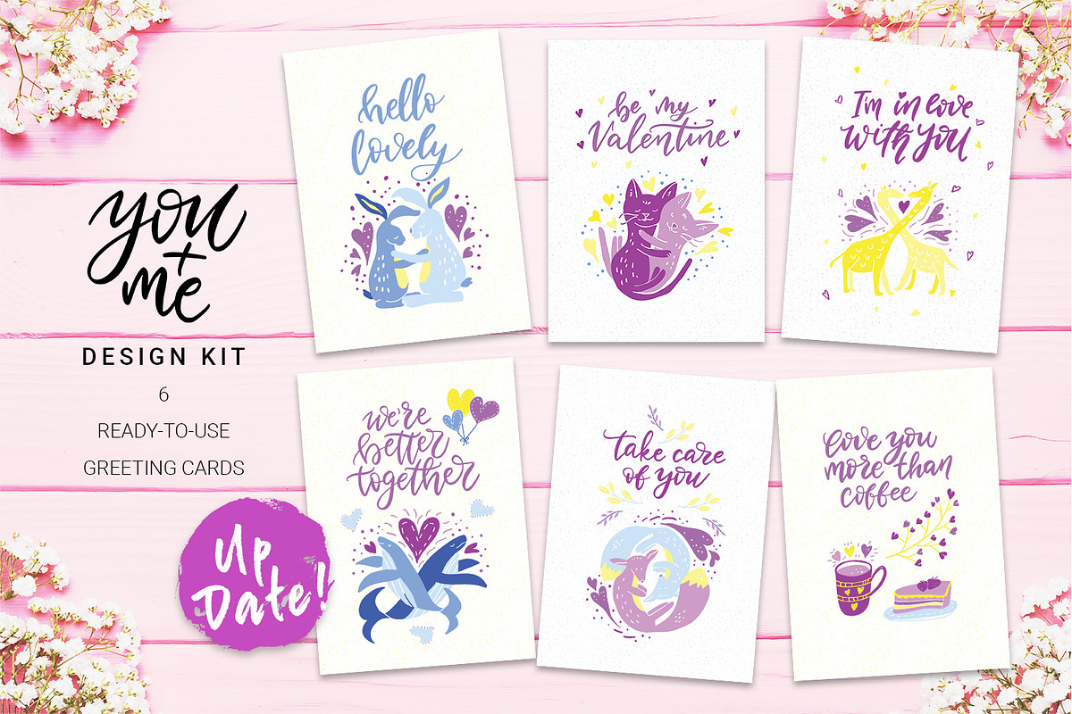 You + Me: hand drawn design kit, an Object Graphic by Gray Cat Graphics (Photo 19 of 21)