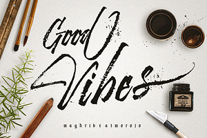 Good Vibes, a Font by maghrib