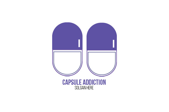 Capsule Addiction Logo, a Branding & Logo Template by erikadesign